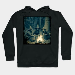 Three Witches In Woods Hoodie